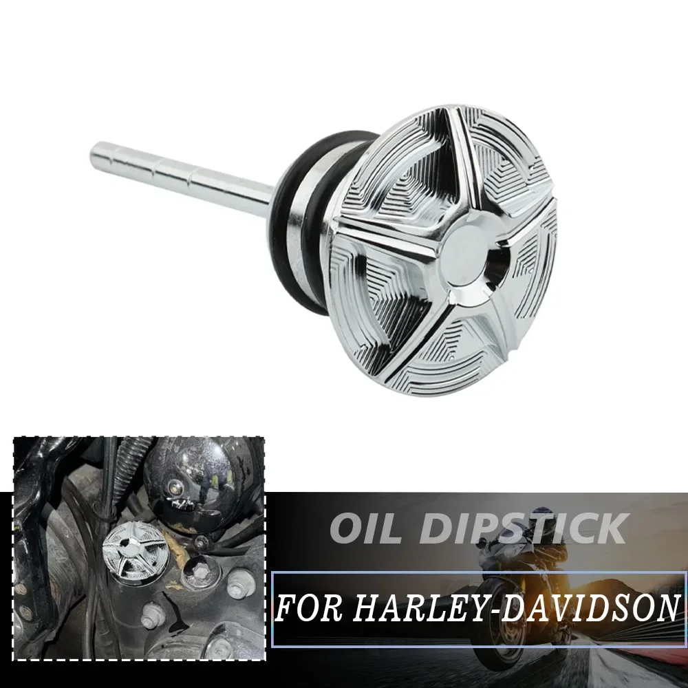 

Motorcycle Oil Dipstick Aluminum CNC FOR Harley-Davidson Softail 1984~1999 Sportster 1982~2003