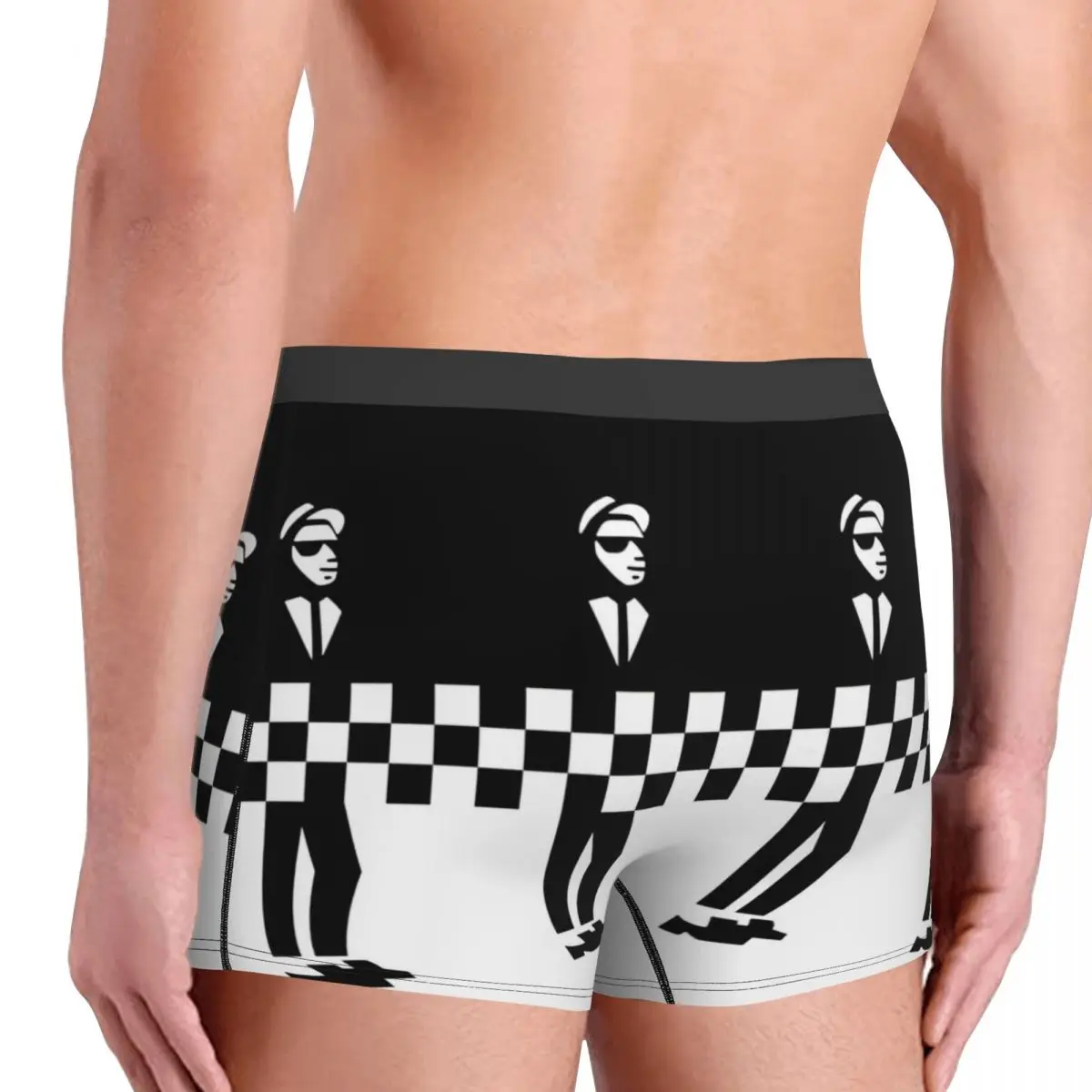 Two Tone Ska Men Boxer Briefs Highly Breathable Underpants High Quality Print Shorts Birthday Gifts