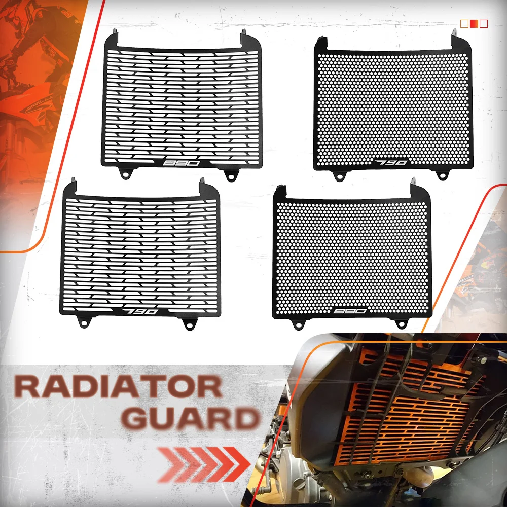 

Moto Parts For Duke790 Duke890 DUKE 790 890 2018-2024 2023 2022 2021 Radiator Grille Guard Cover Protector Water Tank Protection