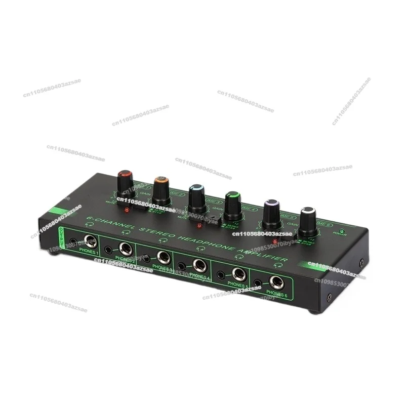 Professional 4-way Headphone Amplifier 6-way Headphone Amplifier Lossless Distributor Recording Studio