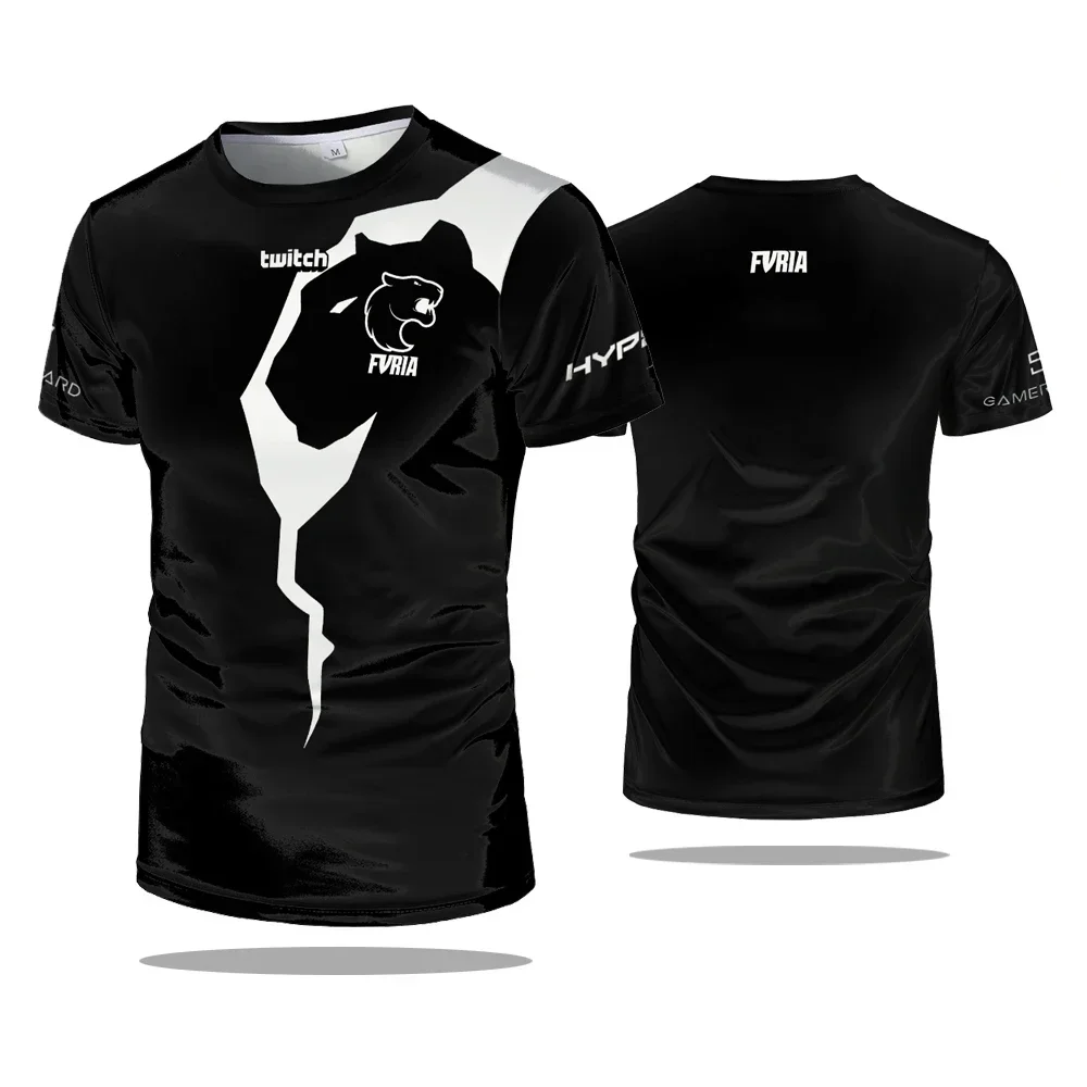 Esports Games CS GO Furia Team Uniform T-shirt Csgo Sports Fury Jersey Men T Shirt Breathable Quick Dry Training Oversized Tees