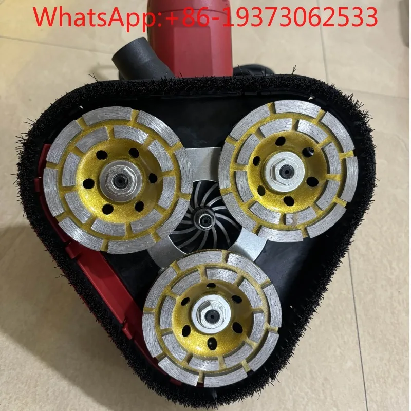 6-Speed Speed Adjustable Concrete Dust-free Coarse Planer Wall and Ground Grinding Artifact Hand-held Wall Planer