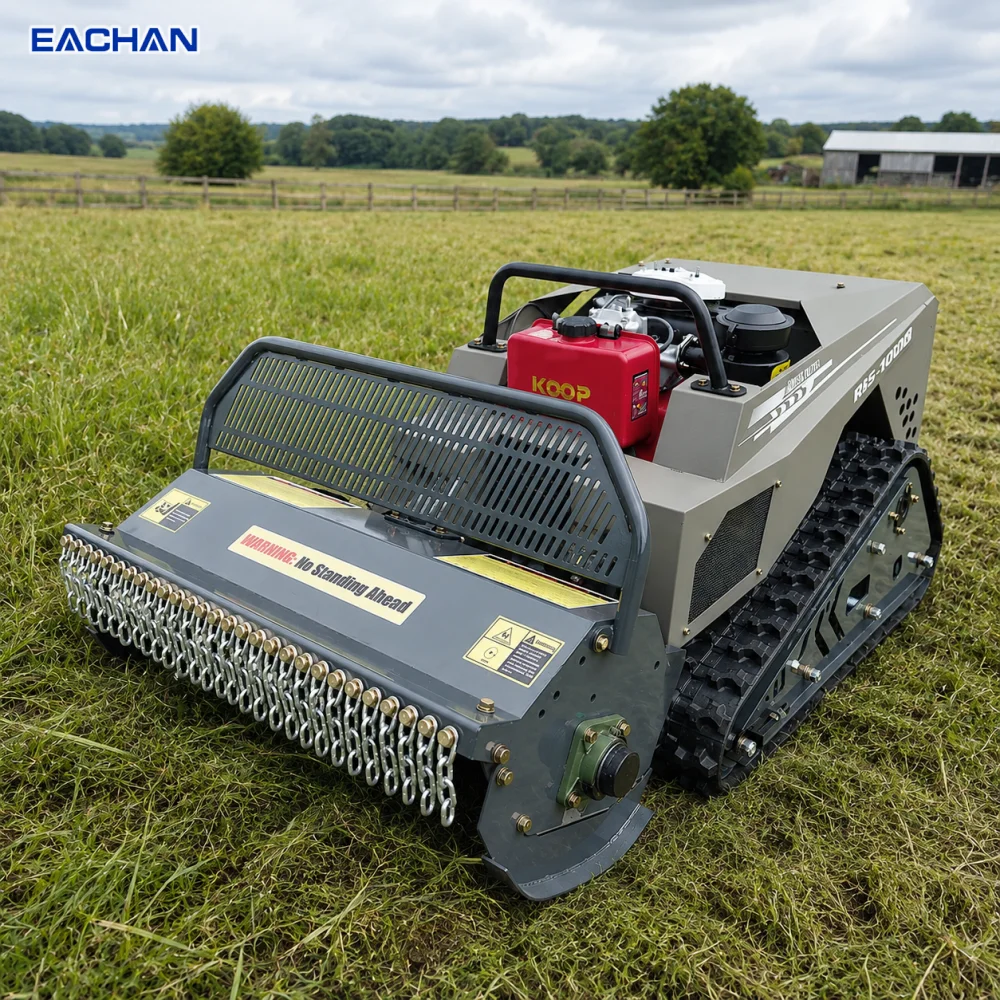Remote Control Lawn Mower Tracked Brush Cutter Crawler Grass Cutting Machine for Farm Garden Orchard Hillside OEM Custom
