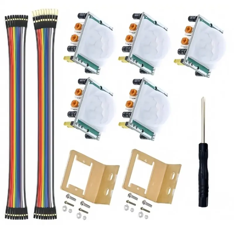 【PRECIO CALIENTE!】SR501 Detector de sensor de movimiento IR detección Mini módulo PIR tecnología infrarroja ajustable para proyectos de bricolaje Kit