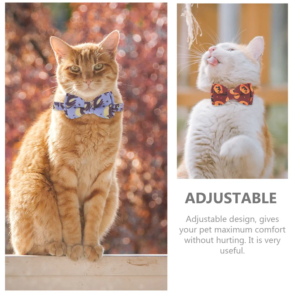 

Choker Collar Cat Decoration Pet for Halloween Decorate Polyester Puppy Necklaces