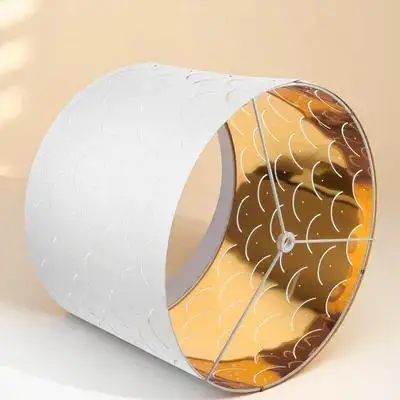 بسيطة النسيج غطاء مصباح استبدال عاكس الضوء لطاولة السرير غطاء مصباح أرضي الإضاءة المنزلية ضوء الظل #6