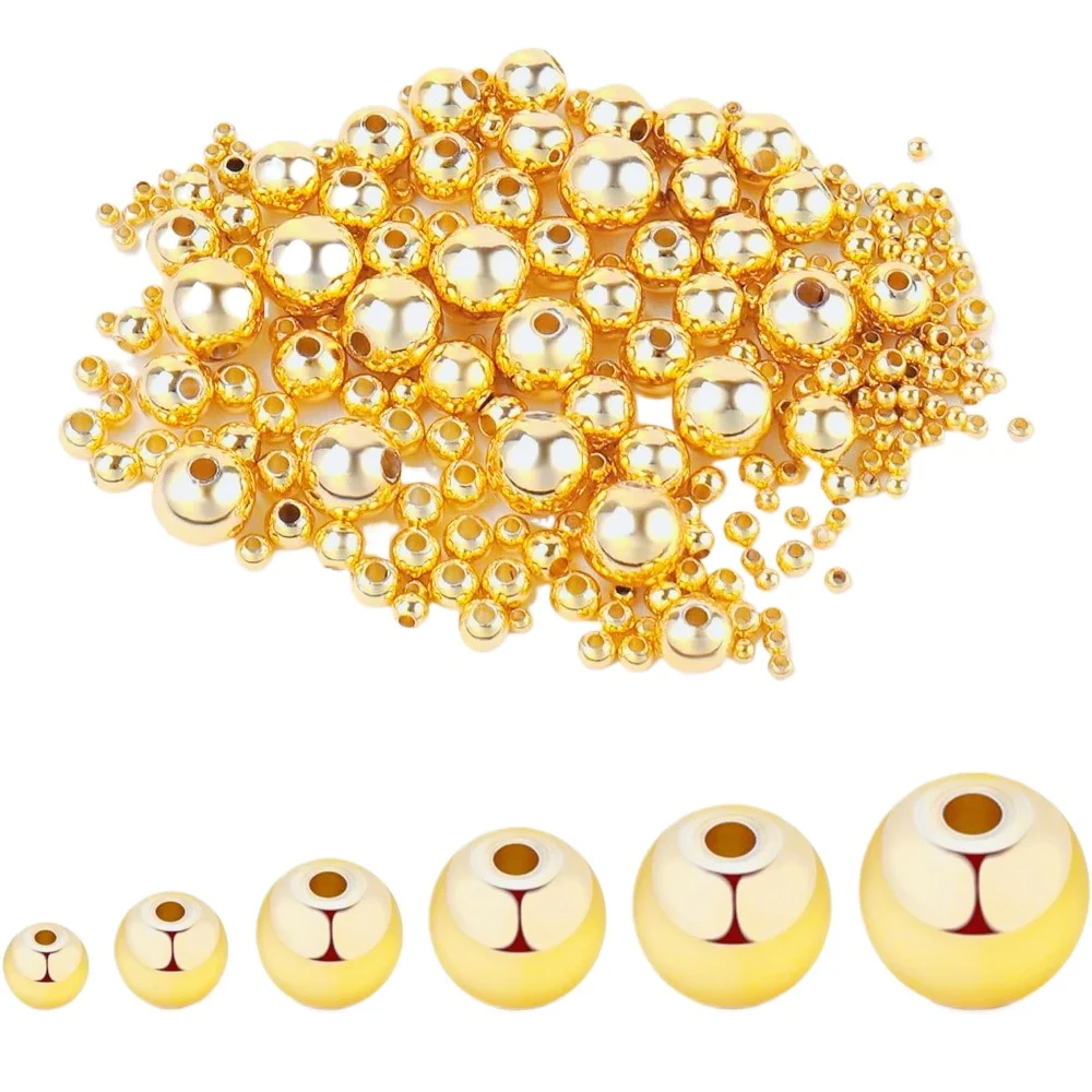 ลูกปัดเงินแท้ 925 ขนาด 2 มม. - 8 มม. สำหรับทำเครื่องประดับ ลูกปัดเว้นวรรคสำหรับสร้อยข้อมือ สร้อยคอ ต่างหู และงานประดิษฐ์เครื่องประดับ