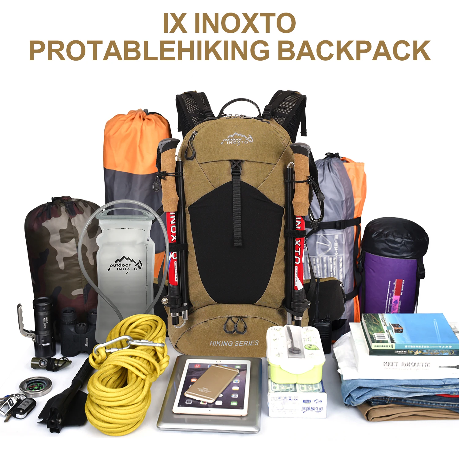 登山用バックパック 35 リットル メンズ&レディース アウ - Cycling Commuter Backpack のレビューと価格