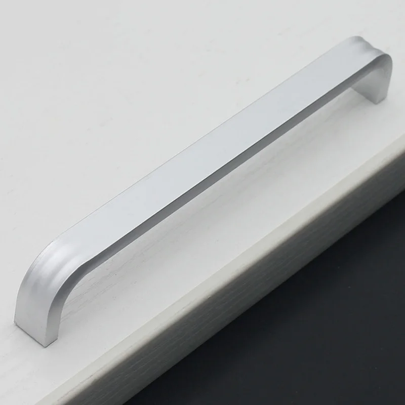 2pcs Length 96 128 160 192mm 301-Type Cabinet Handles Kitchen Door Handles Drawer Knob Aluminum Alloy Wardrobe Door Handles