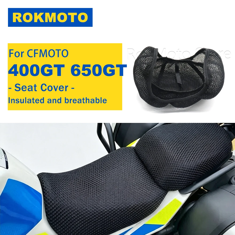 For CFMOTO 400GT 650GT 400 600 GT Motorcycle Accessories Protecting Cushion Seat Cover Breathable Comfortable 3D Mesh Seat Cover