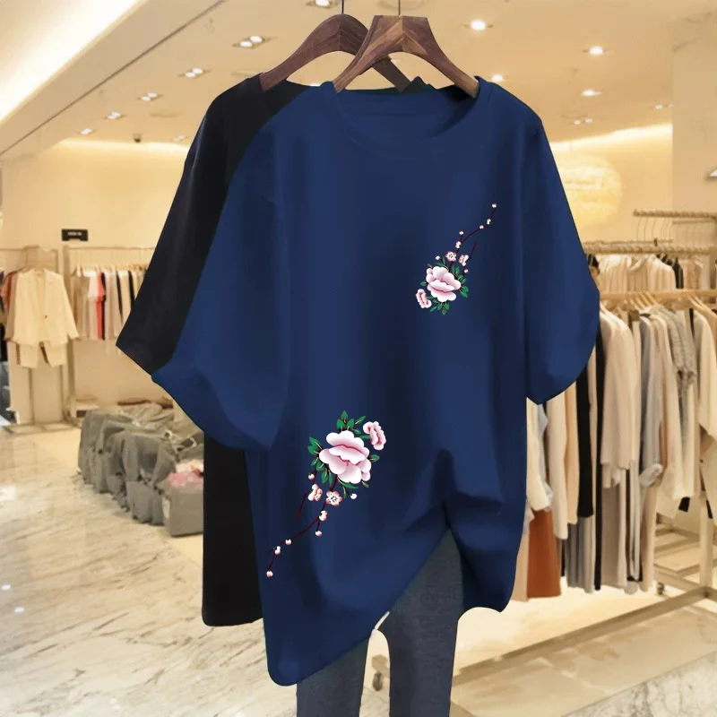 

Новая модная одежда для беременных 2026 года с коротким рукавом для женщин старшего возраста: элегантный топ из высококачественного полиэстера, скрывающий живот, с омолаживающим эффектом