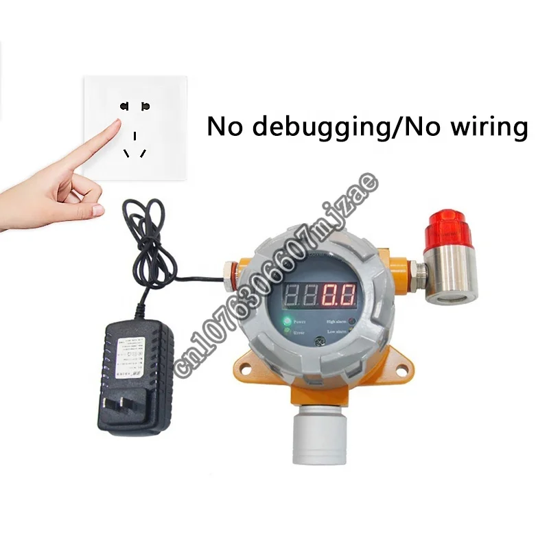 Plug and play Combustible Methane CH4 LPG gas detector for Prevent explosion ac gas leak detector