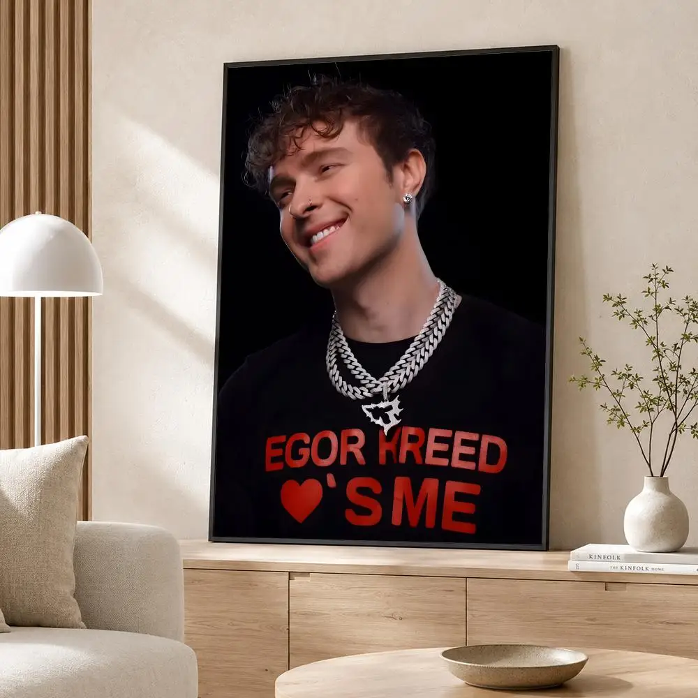 Singer E-Egor K-Kreed Poster Poster Wall Sticker Waterproof Self Adhesive HD Art  Bedroom Bar Decor