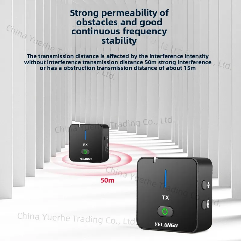 

Wireless collar microphone One to two live recording Wireless mobile phone microphone Intelligent noise reduction collar