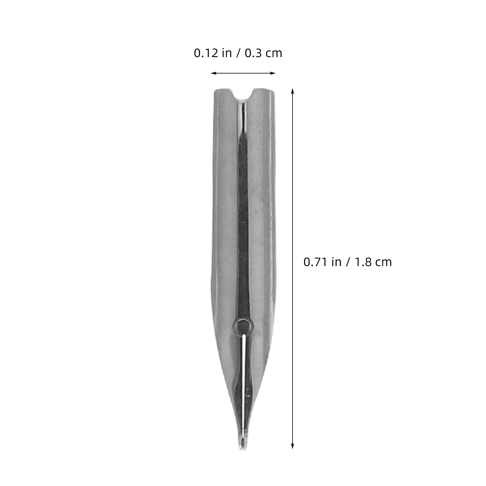 Puntas de bolígrafo de acero de 0,38mm, puntas de repuesto de escritura suaves y duraderas para plumas estilográficas, dibujo de caligrafía, oficina y escuela, 25 uds.