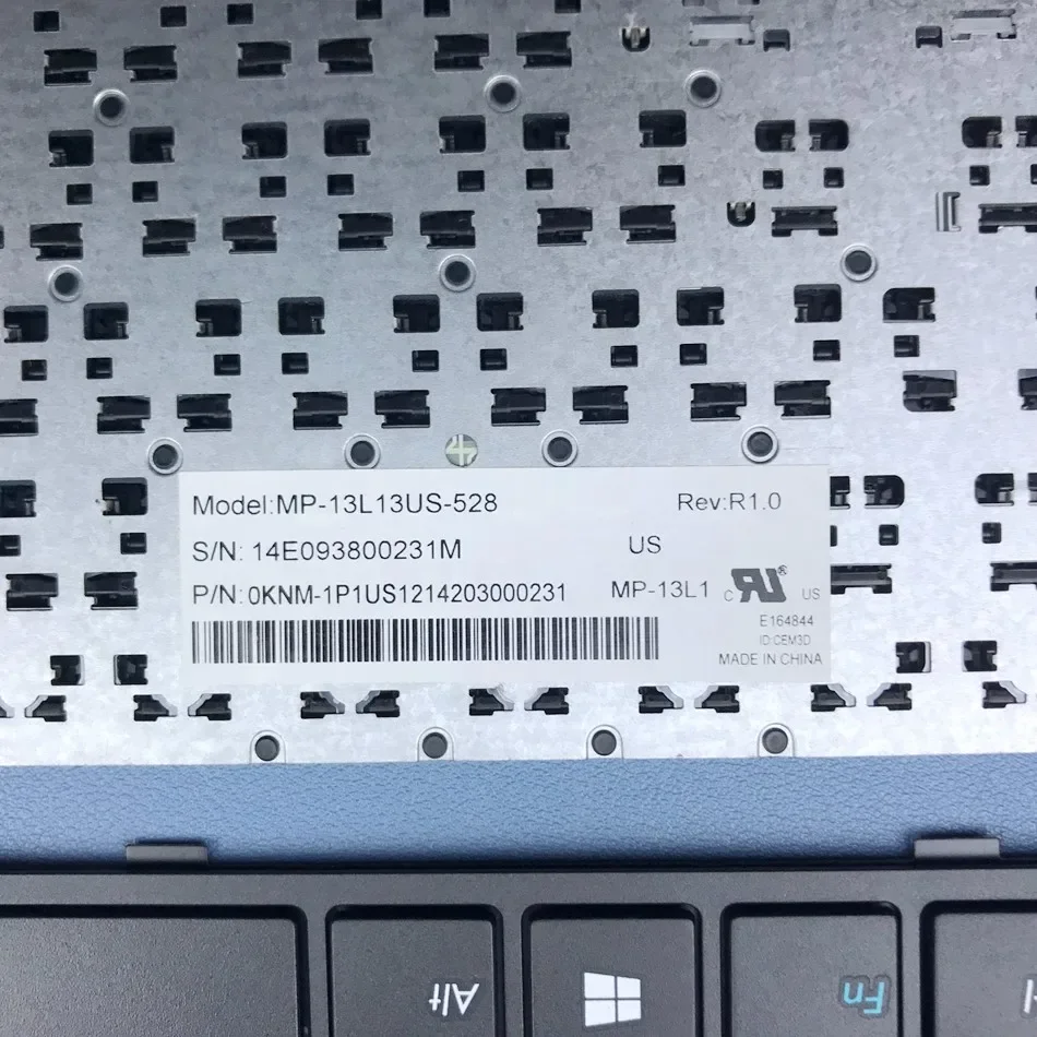US Laptop Keyboard For Akoya P2214T MD99430 P2213T MD98924 MD98925 MD98927 MP-13L13US-528 MD99480 Pegatron T11 US Layout