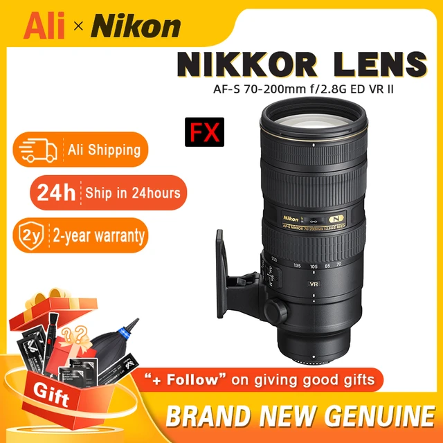 Nikon AF-S NIKKOR 70-200mm f/2.8G ED VR II Lens Long focal full frame  telephoto zoom lens used in Nikon digital SLR cameras - AliExpress 44