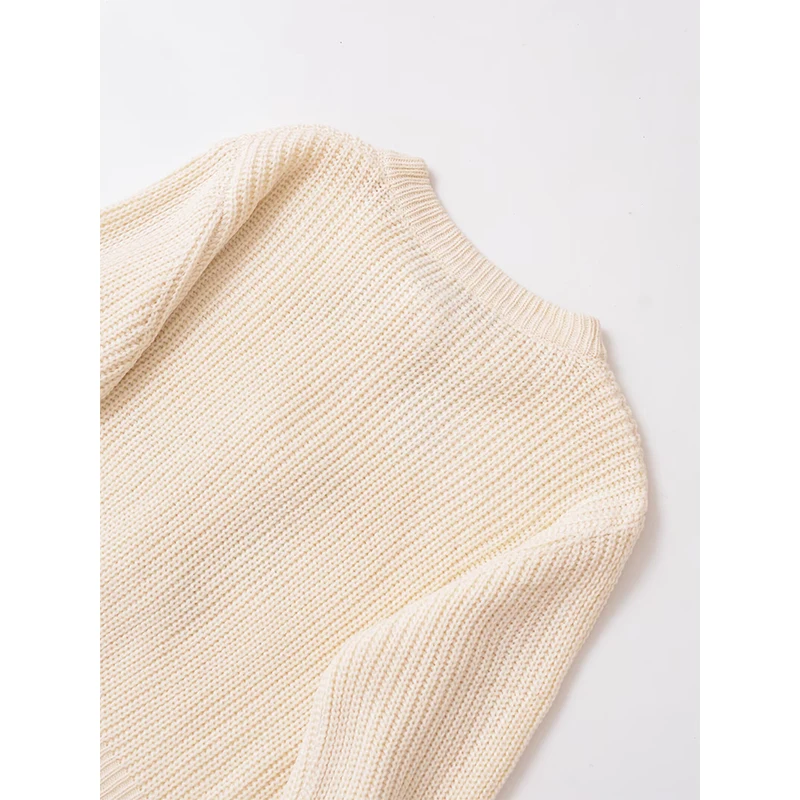 YENKYE New 2025 Women Long Sleeve O Neck Bow Knit Cardigan Autumn Casual Sweater Outerwear