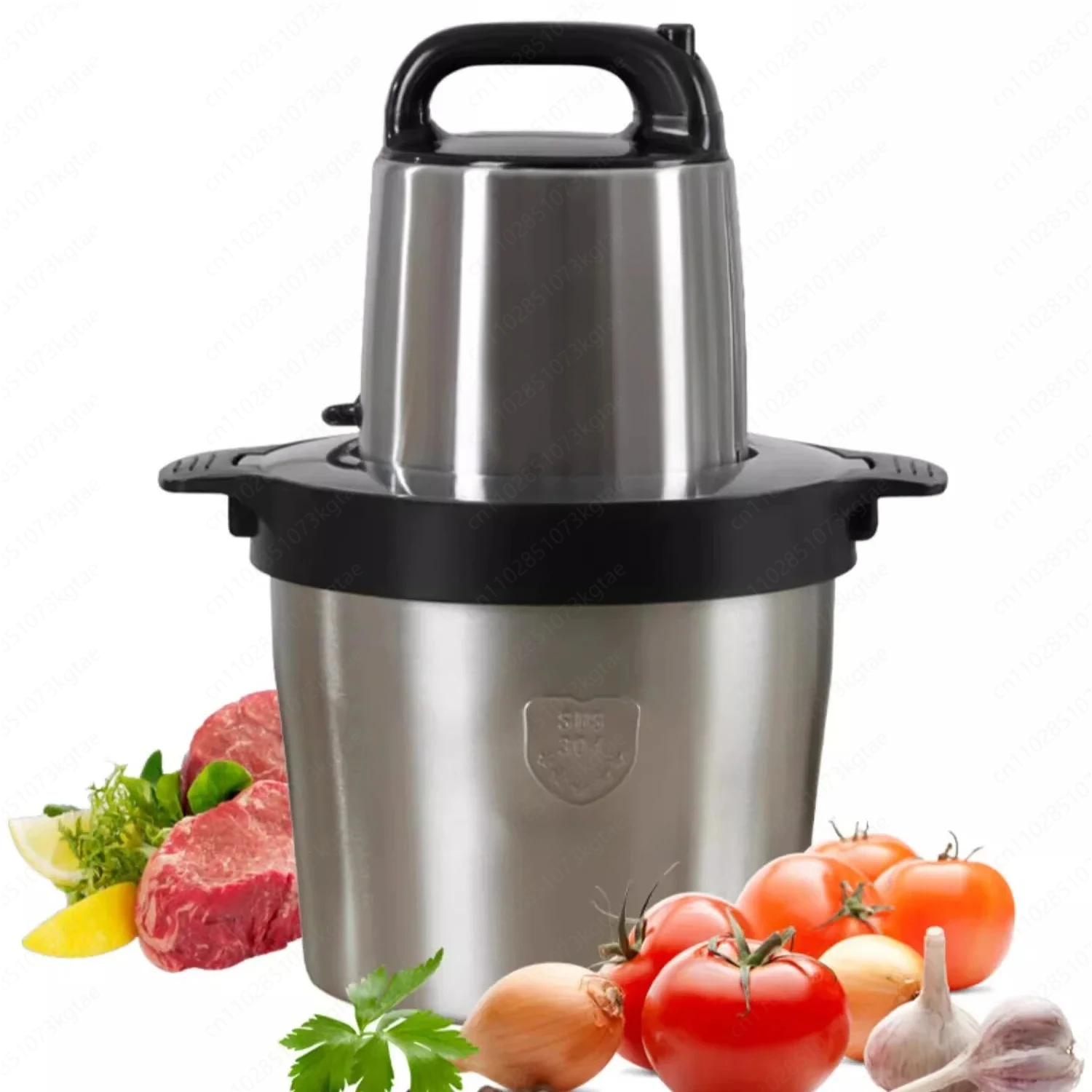 

Мясорубка, коммерческая машина большой емкости, мощная 6-литровая тестомешинка, овощи-фарш, фарш, мясорубка непрерывного действия