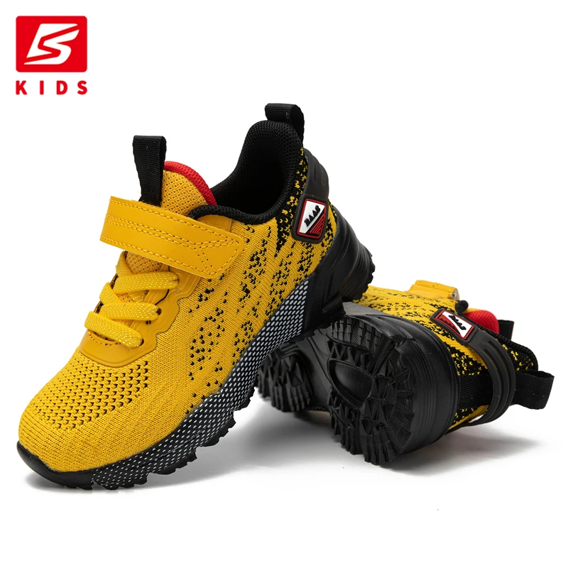 Baasploa Kids Running Shoes New Fashion Casual Sneakers for Children Breathable Mesh Sneakers Boys Girls Lightweight Sport Shoes