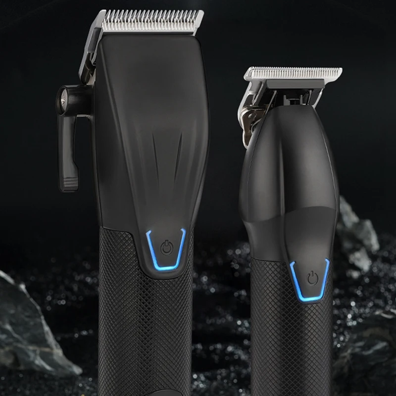 2025-Hair Clippers For Men,Professional Hair Cutting Kit,Cordless Barber Clipper And T-Blade Beard Trimmer Set