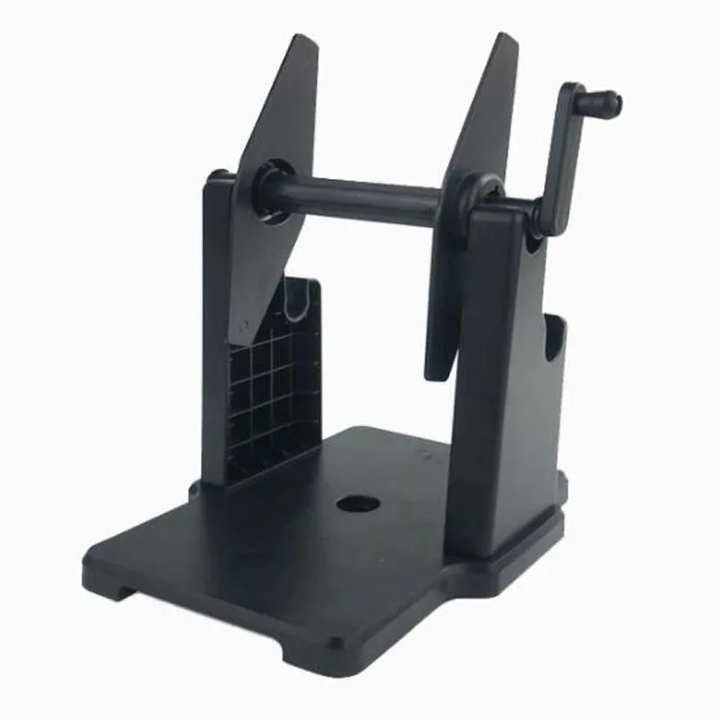 Large Roll Label Holder Manual Winding Bracket Universal Manual Crank Label Rewinder Printer External Barcode Paper Holder