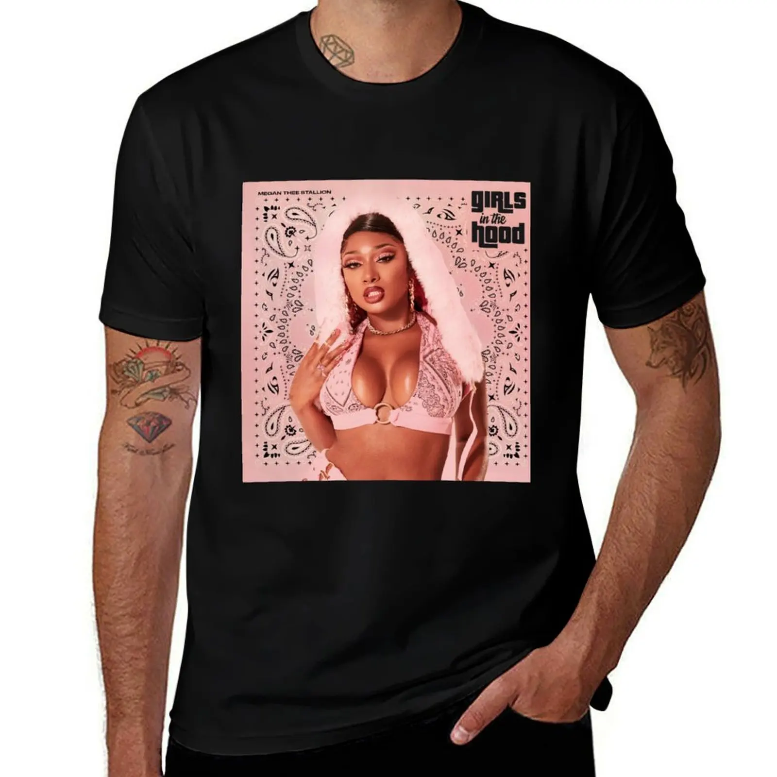 

girls in the hood Classic T-S T-Shirt t shirts cotton 100% t shirt man luxury T-Shirt