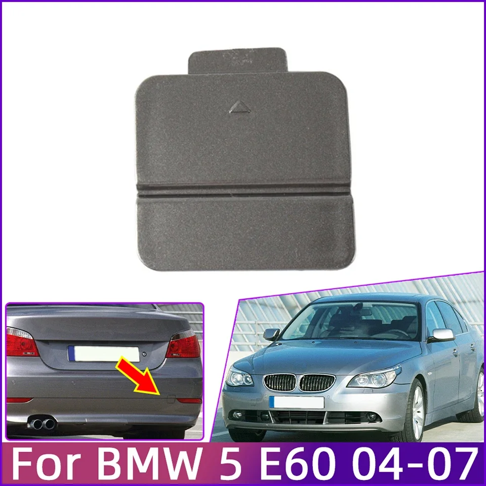 For BMW 5 E60 5 Series 525i 528i 530i 535i 545i 2004 2005 2006 2007 51127119151 Rear Bumper Tow Hook Eye Cover Cap Hauling Lid