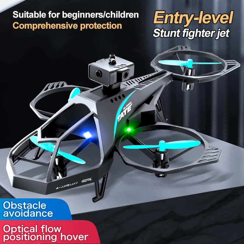 طائرة التحكم عن بعد V35 الجديدة 2.4 جيجا هرتز 360 ° حيلة صغيرة بدون طيار تجنب العوائق وضع مقطوعة الرأس RC هليكوبتر لعبة هدية للأطفال #1