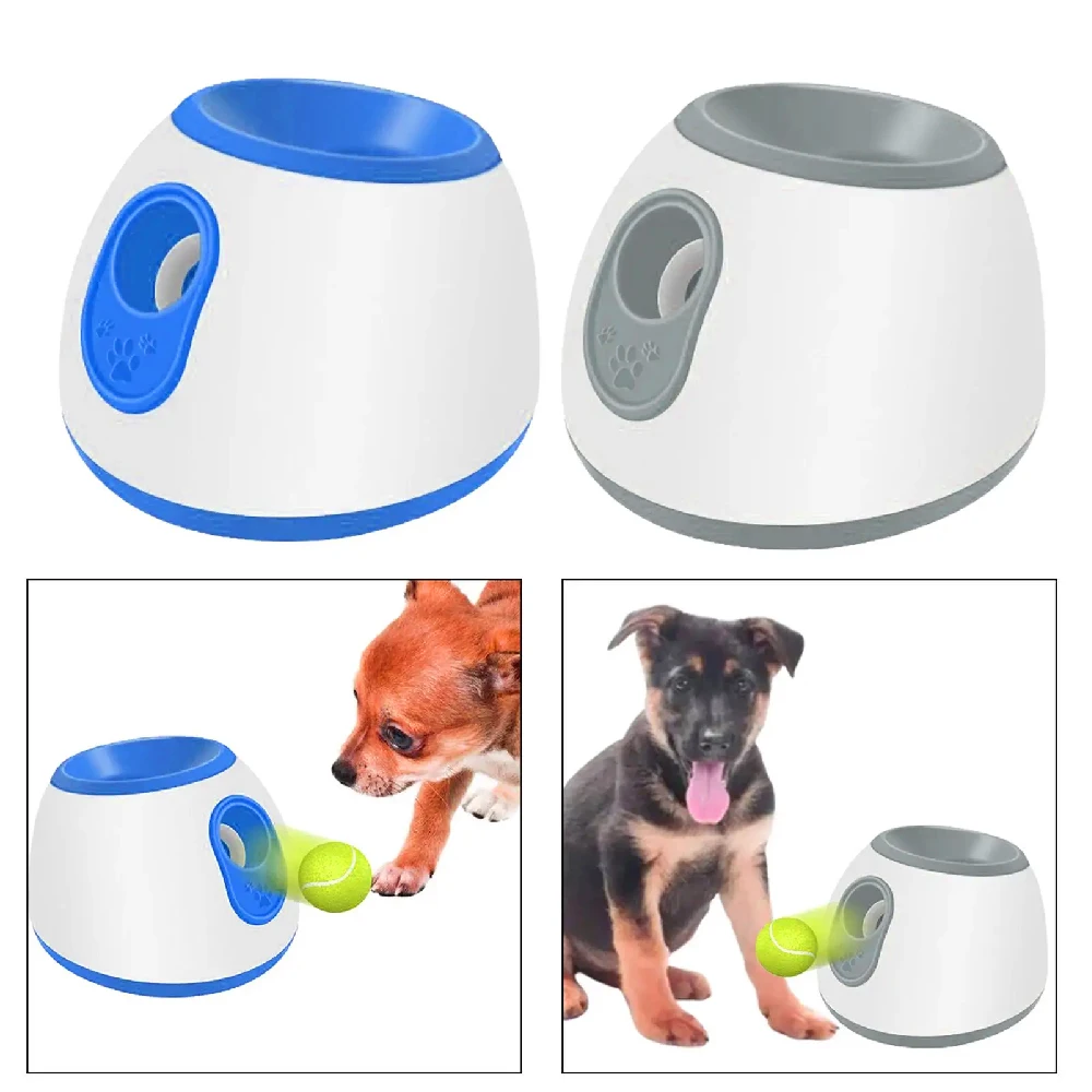 Automatic Dog Tennis Ball Launcher, Mini Pet Tennis Thrower Machine, Interactive Dog Chase Toy, Fun Pet Catapult Toy for Dogs