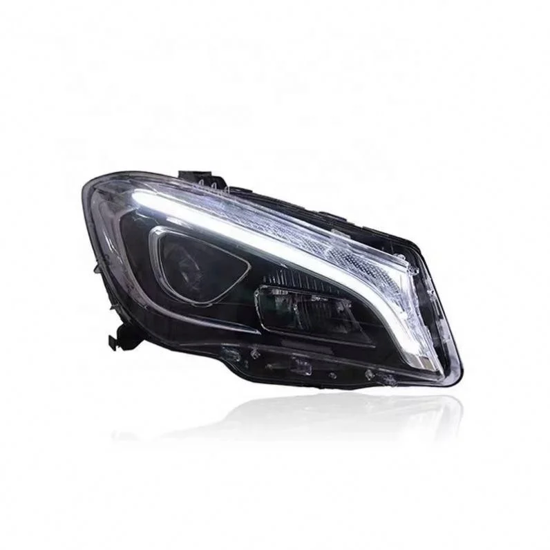 For upgrade To Full LED Headlamp Headlight With A Touch Of Blue For Mercedes Benz CLA CLASS W117 Head Lamp 2014-2018