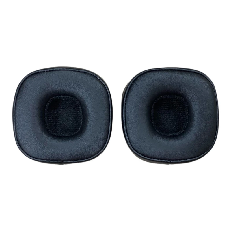 Almohadillas R91A, 1 par, almohadillas para los oídos cuero proteico, funda para cojines, orejeras espuma viscoelástica V