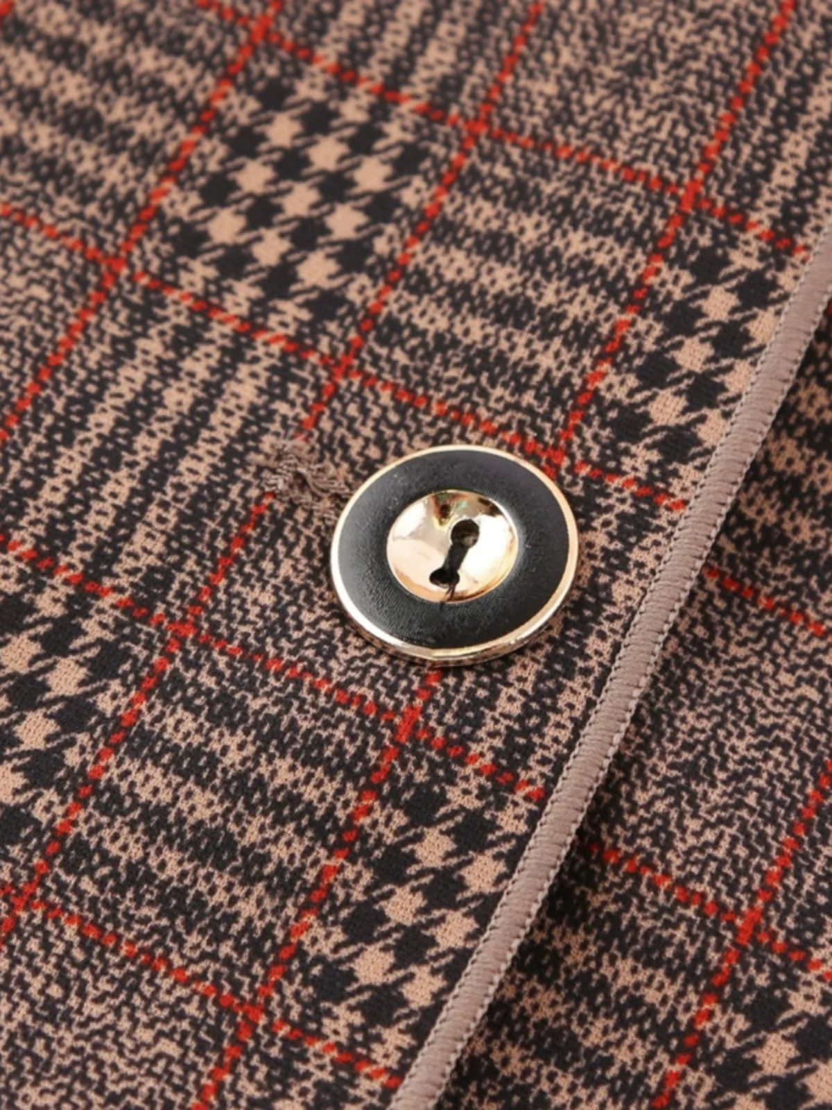Gilet élégant à carreaux, vête - Women Fashion Over 60 avis et prix