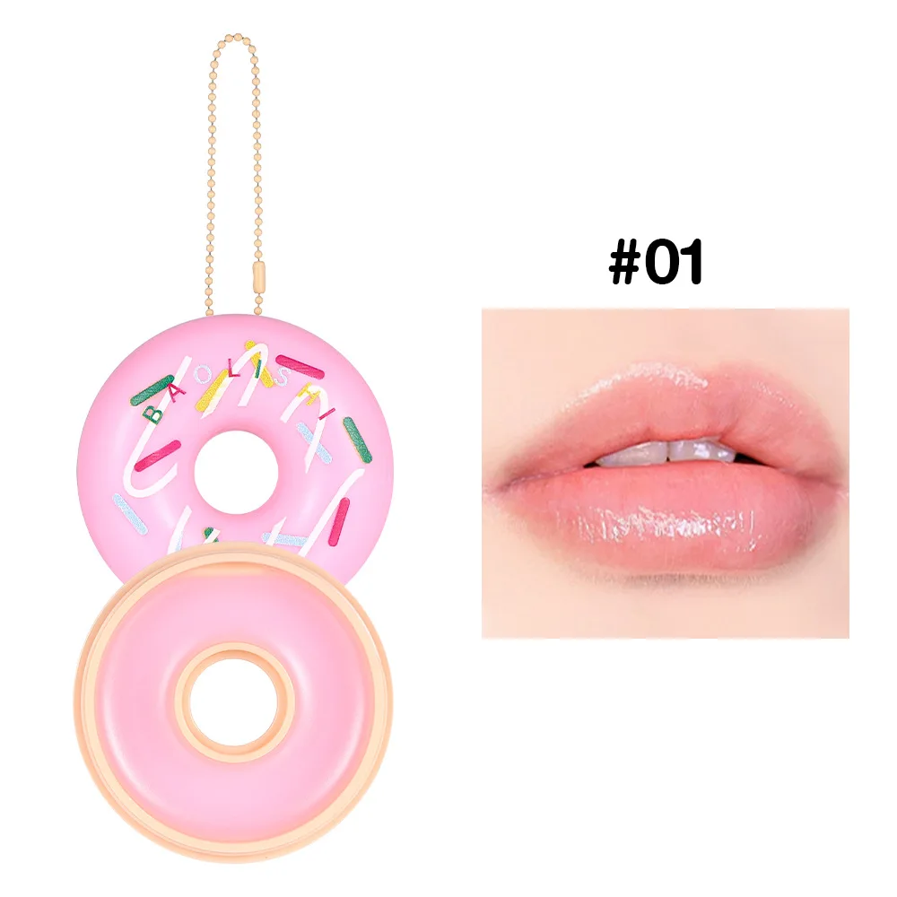 Ciambella Balsamo per le labbra Schiarente rapido Lucidalabbra Esfoliante Dissolvenza Labbra Liner Pelle morta Idratante Prodotti per la cura coreana Bellezza Salute