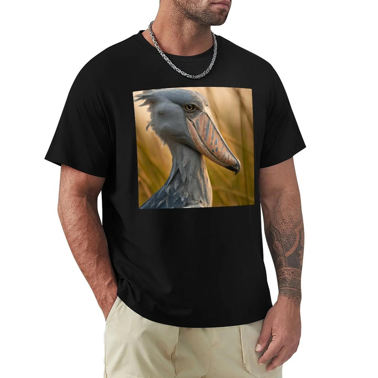 

Shoebill Stork T-Shirt Utility Casual Work T-Shirt