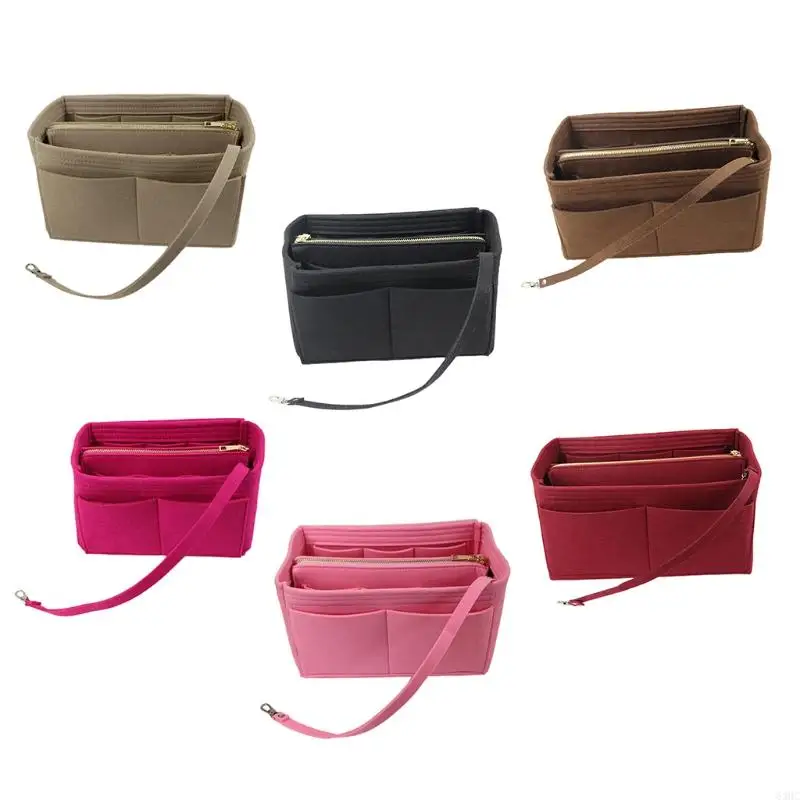 

63HC Felt Insert Bag Purse with Multipurpose Handbag Tote Shaper