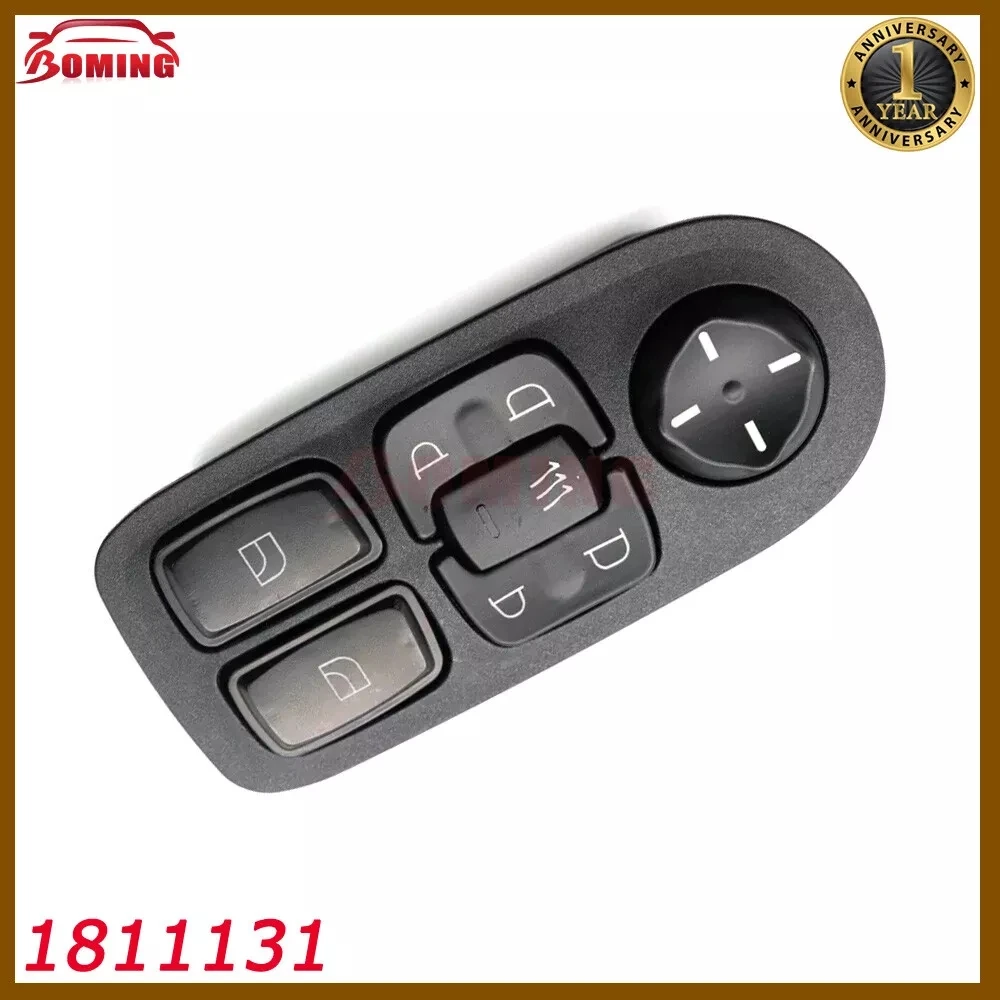 Car Electric Power Master Window Control Switch Regulator Button For DAF CF65 CF75 CF85 XF95 XF105 2001-2013 1811131 1736600