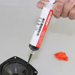 Professional Audio Speaker Repair Glue Foam Paper Tray Rubber Edge Cloth black Electronic Seal Speaker Repair Glue 30ML