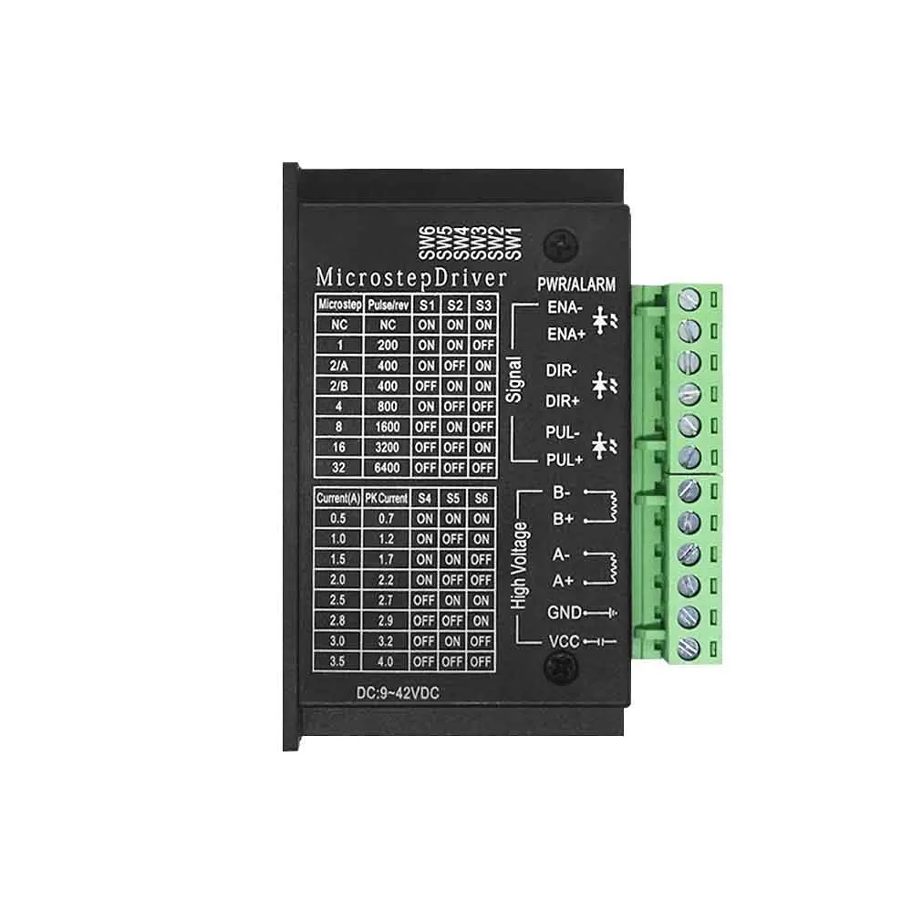 Stepper Motor Driver TB6600 23 Nema 34 42/57/86 Nema17 4A DC9-40V 1 Axis Stepping Motor CNC Engraving Machine