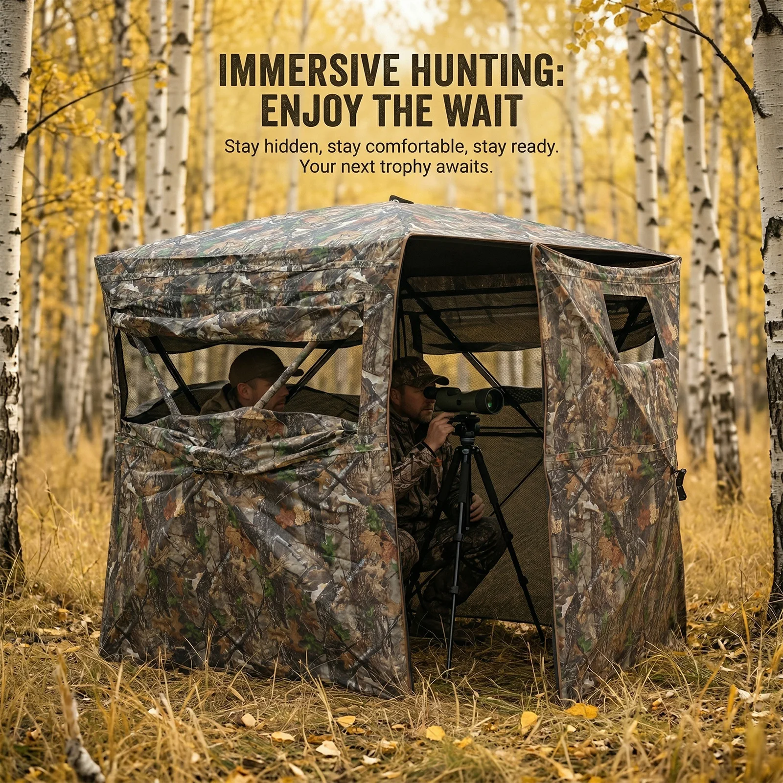 : Visuelles Jagd-Zelt