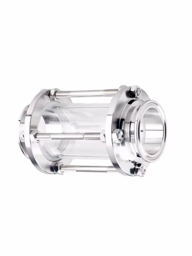 Pince Φ19Φ25Φ32Φ38mm OD50.5mm, Tube de verre, verre de vue, dioptrie pour la Distillation, verre de vue de pipeline SS304