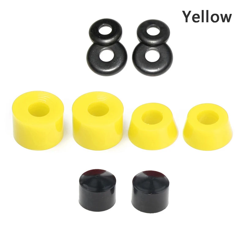 1 Set Skateboard Truck Rebuild Kit Bushing Washers Pivot Cups Shock Absorber 5In