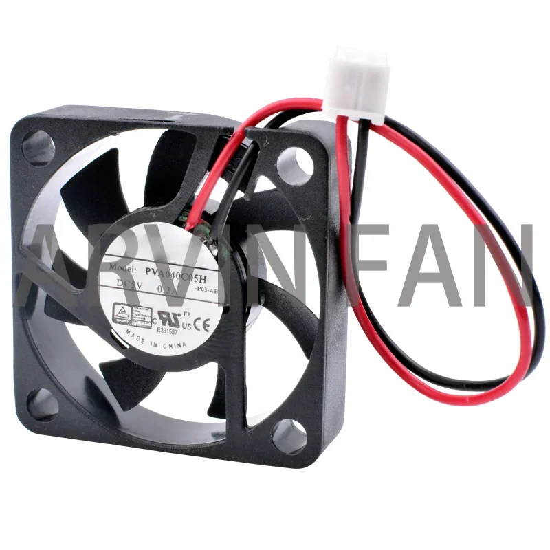 Ventilador de refrigeración de gran volumen de aire, nuevo y Original, PVA040C05H, 4cm, 4010, 40mm, 40x40x10mm, DC5V, 0.30A, USB pequeño