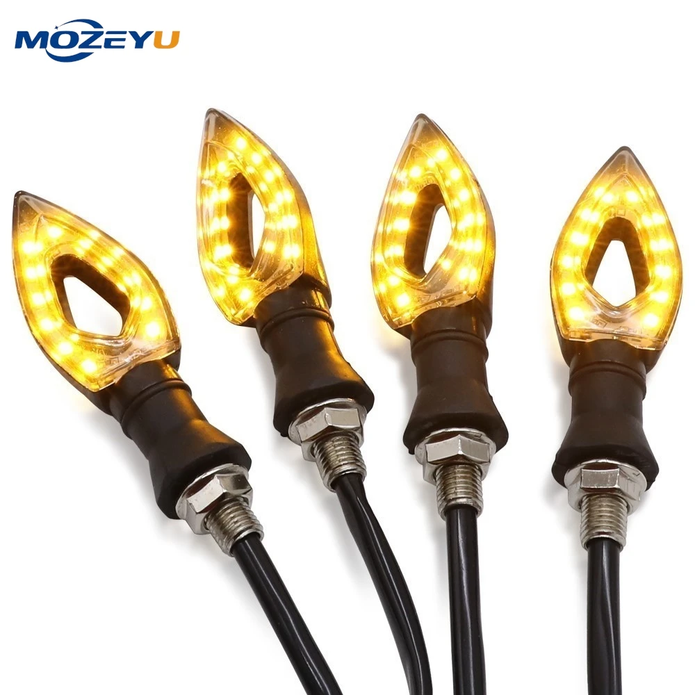 Motorcycle Turn Signal Indicator Light Plastic LED Light For Yamaha YZF R6 R3 R25 1999 - 2018 2010 2011 2012 2013 2014 2015 2016 view 4