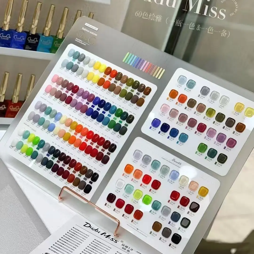 グレニーズ 178個 * 15ml ネイルポリッシュグルー フルスクリーン人気カラーカード セミパーマネント イマージョンジェルネイル バーニッシュセット