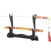 Wooden Sword Stand Display Holder Samurai Sword Katana Wakizashi Tanto Knife Magic Wand Support Bracket Rack