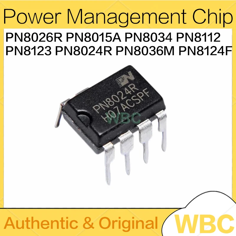 5Pcs/Lot PN8034 PN8112 PN8123 PN8015A PN8024R PN8124F PN8026R PN8036M DIP8 LED power driver management chip New Original
