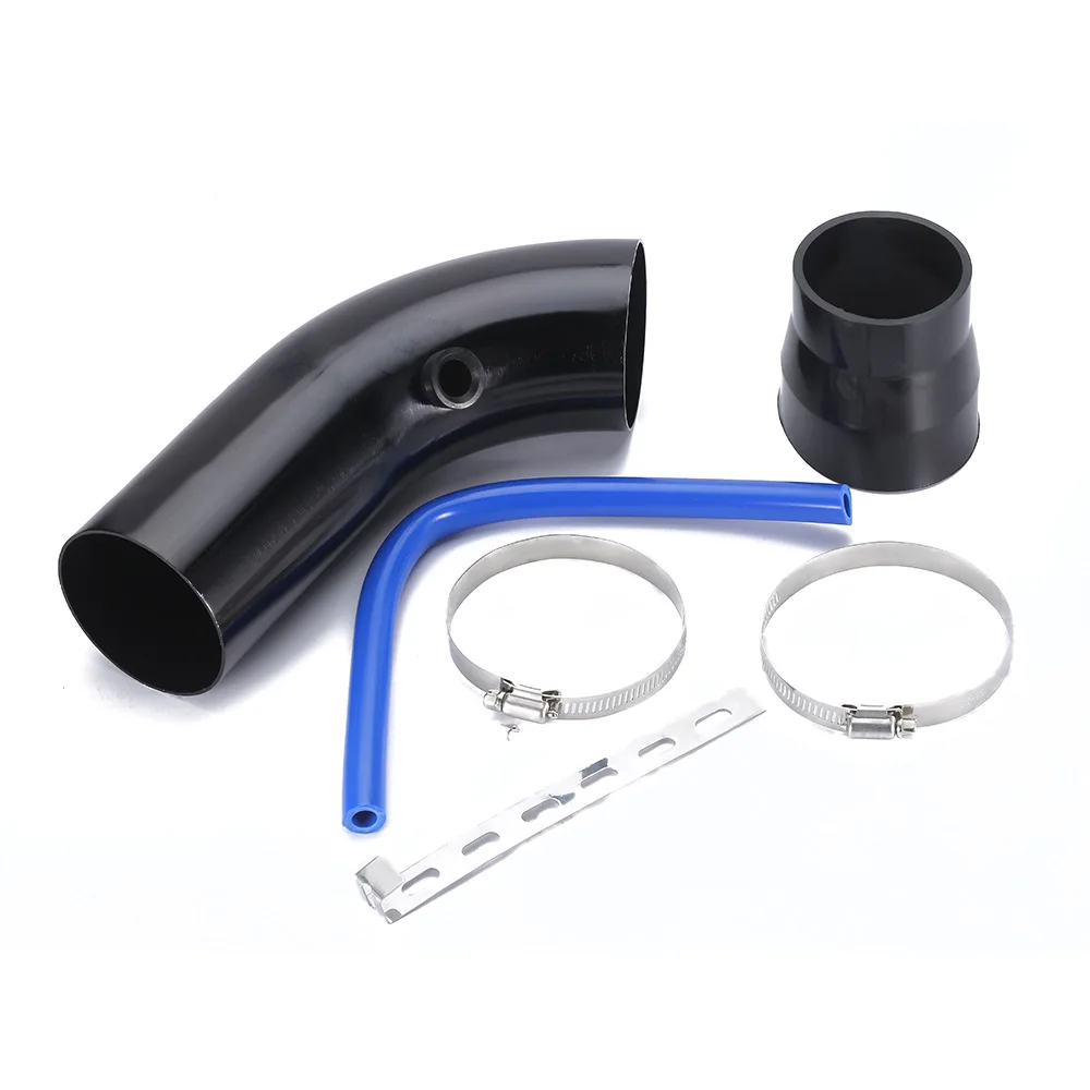 3 Zoll 76 mm Auto-Einlassrohr aus Aluminium mit Luftfilter-Ansaugsystem, Turboladerrohr-Set – Detail 16
