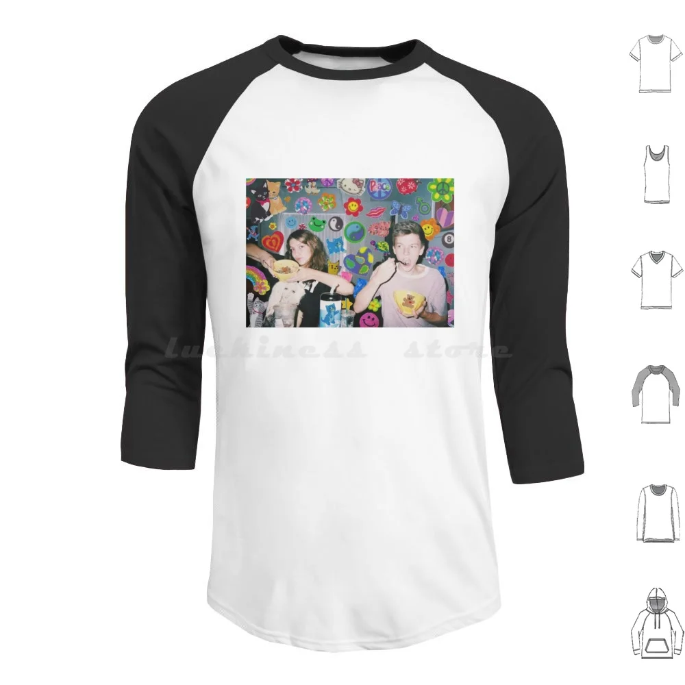 Weston And Kalynn Sinjin Drowing 90s Scrapbook Style Hoodies Long Sleeve Weston Koury Sinjin Weston Maid Weston Gaming