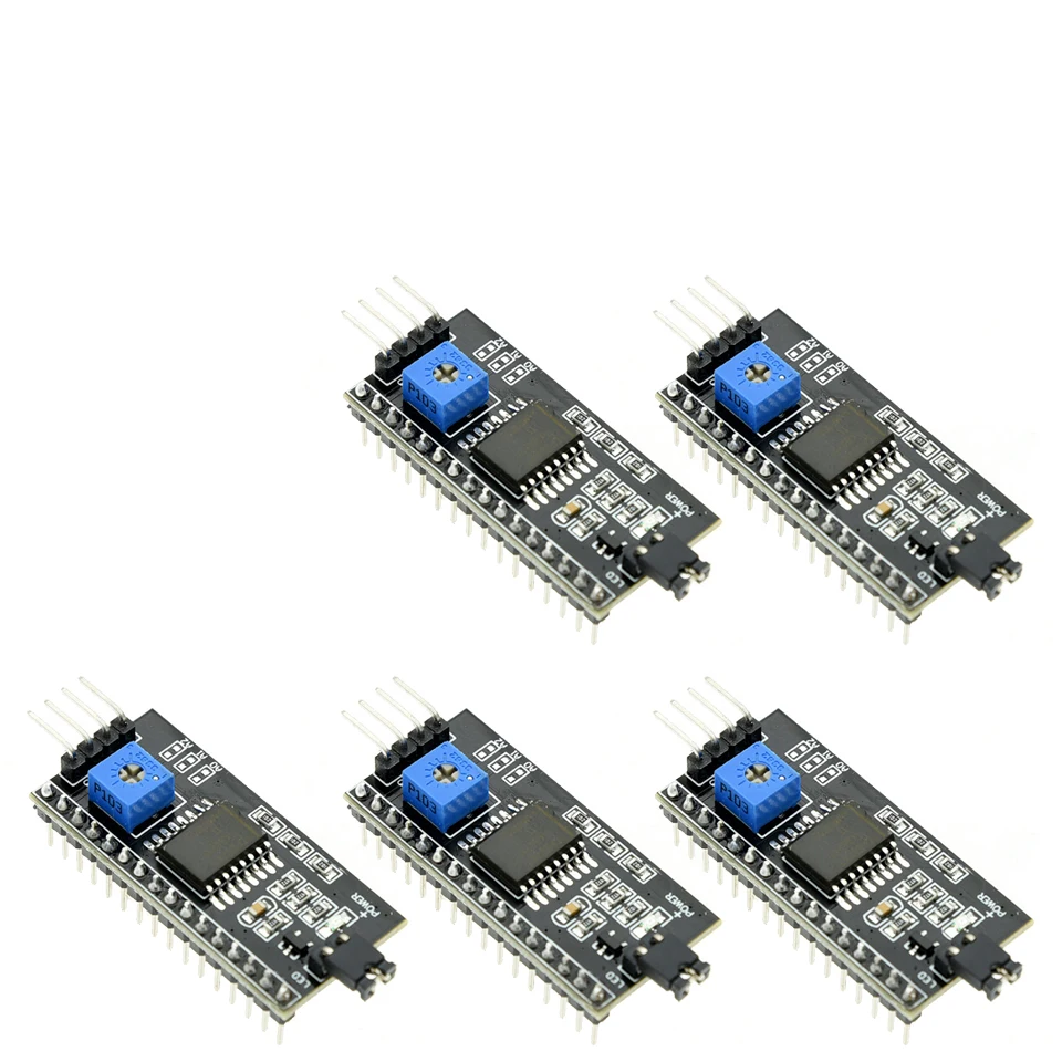 1Pcs IIC/I2C Interface LCD1602 Adapter Plate Board 5V LCD Adapter Converter Module For LCD1602 2004 LCD For